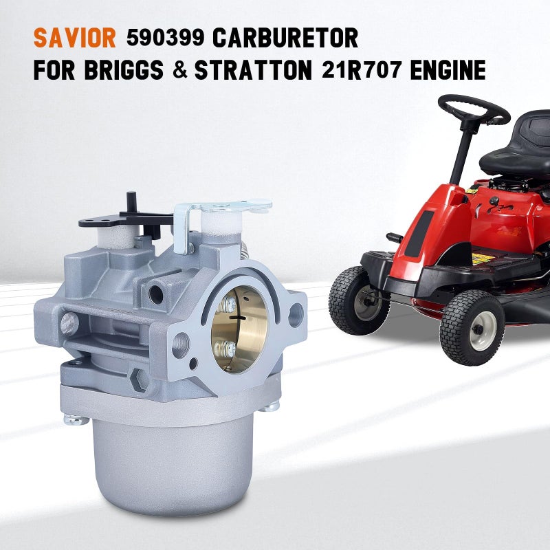 Savior 590399 796077 Carburetor for 21A707 21R707 21R777 21A907 21A977 CC760 Engine Lawn Mower with 796077 - Image 3
